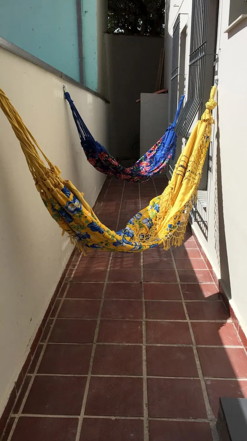 Corredor de acesso às salas